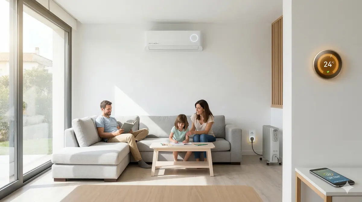Guía de climatización eficiente para ahorrar energía en casa